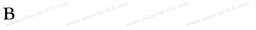 Bookman Old Style Bold T字体转换